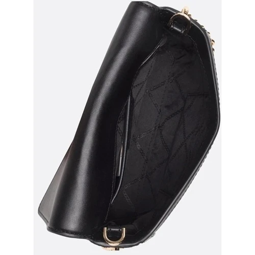 Сумка крос боді Michael Kors SM CNV CHN PCHTE XBODY чорна (32T2G7FC5L001): Тип ручки Без ручки, Плечевой ремень, На цепочке