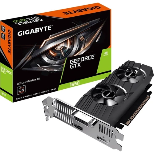 Відеокарта GIGABYTE GeForce GTX1650 4096Mb OC LP (GV-N1650OC-4GL): Тип пам'яті GDDR5