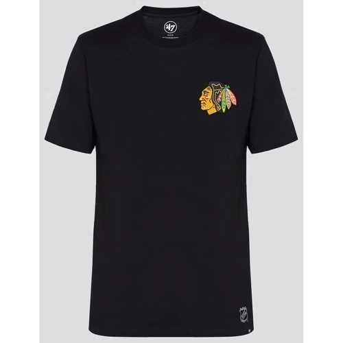 Футболка 47 Brand Chicago Blackhawks LC EMB 47 (544471-FS) S чорна з принтом: Країна виробник Китай