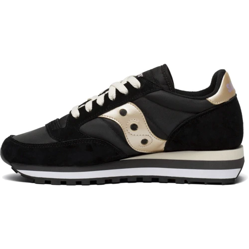 Кроссовки Saucony Jazz Triple (60530-13s) 37 (7) черные натуральная замша всесезон: Материал верха Текстиль, Натуральная замша