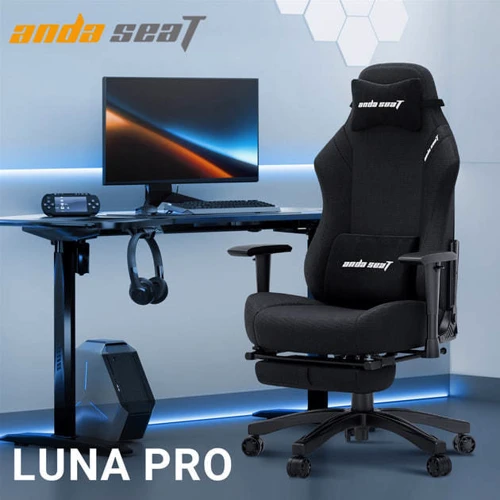 Кресло игровое Anda Seat Luna Pro Gray Fabric Size L (AD18T-44-G-F) фото 8