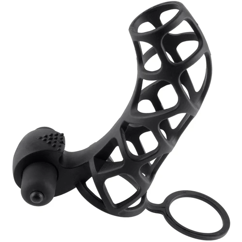 Pipedream FX Extreme Silicone Power Cage вибронасадка на член, 12х3,3 см