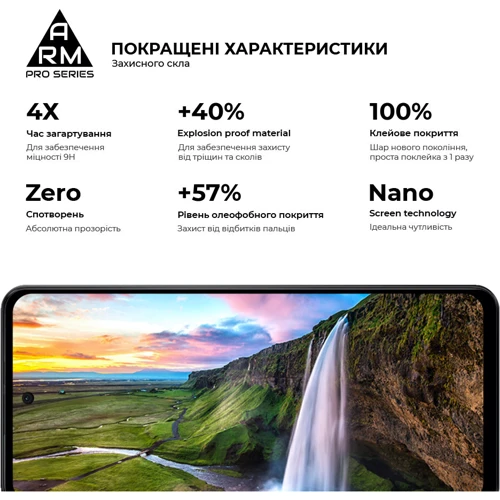 Аксессуар для смартфона ArmorStandart Tempered Glass Pro Black for Motorola E14 (ARM78827) фото 6