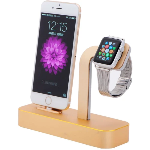 Док-станція COTEetCI Base5 Dock Stand Gold (CS2095-CEG) for Apple iPhone and Apple Watch