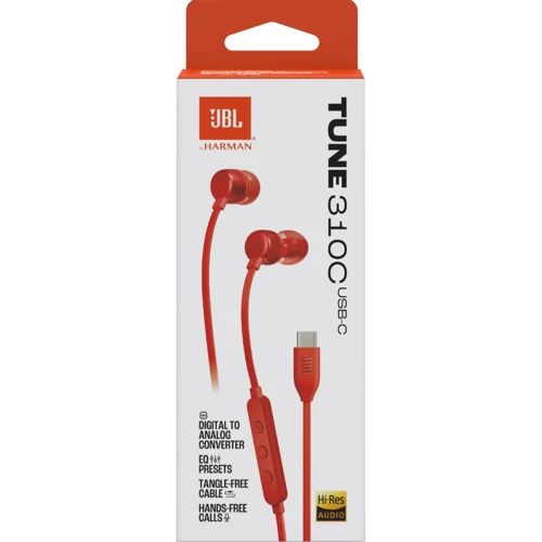 Навушники JBL Tune 310C Red (JBLT310CRED) фото 6