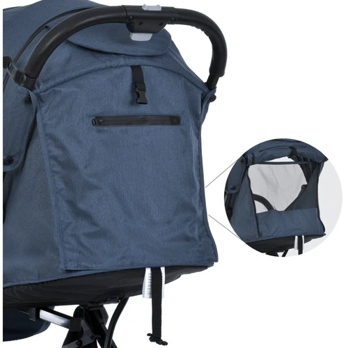 Детская прогулочная коляска Bambi M 5727 Flash Blue Синяя (M 5727 Blue): Материал колес EVA