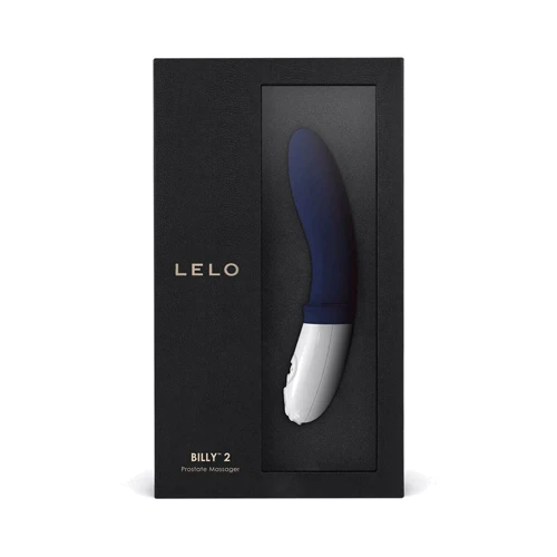 Lelo Billy 2 Deep Blue - розкішний масажер простати, 17.5х2.9 см (синій)