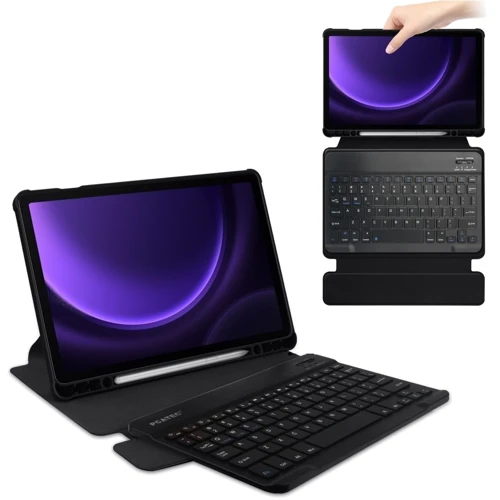 Аксессуар для планшетных ПК BeCover Case Rotatable Smart Keyboard Black for Samsung X710 Galaxy Tab S9 / X510/X516B Galaxy Tab S9 FE (710426): Цвет черный