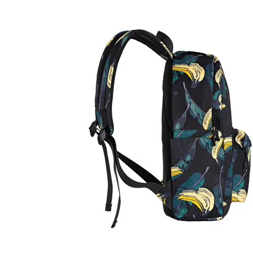 Сумка для ноутбуков 2E Bags&Cases 13" TeensPack Bananas Backpack Black (2E-BPT6114BB): Цвет рисунок
