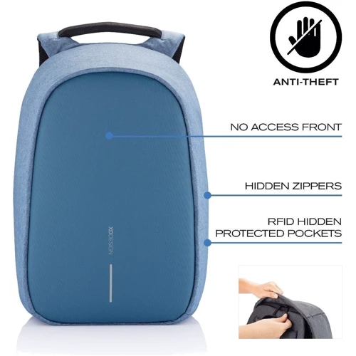 XD Design Bobby Hero Small Backpack Light Blue (P705.709) for MacBook 13-14" фото 5