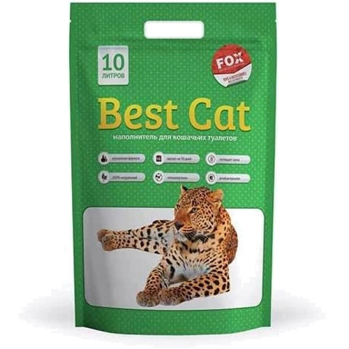 Наполнитель Best Cat Green Apple силикагелевый 10л 4шт/уп (6907396109659)