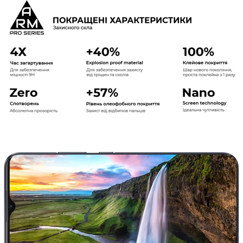 Аксессуар для смартфона ArmorStandart Tempered Glass Pro Black for Realme C21Y / C25Y (ARM60629) фото 6