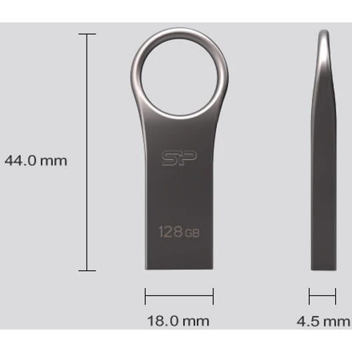 USB-флешка Silicon Power 128GB Jewel J80 USB 3.0 Titan (SP128GBUF3J80V1T) фото 8