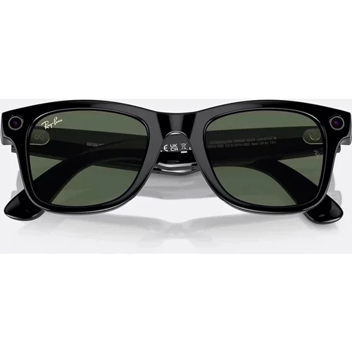 Смарт-окуляри Ray-Ban Meta Wayfarer Shiny Black Frame Green Lenses size M (RW4006 601/71 50-22) фото 4
