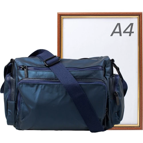 Мужская сумка мессенджер Valiria Fashion синяя (4DETBUB8002-6): Пол Мужской