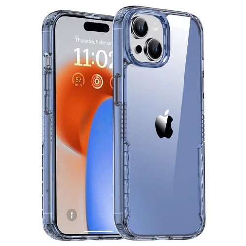 Чохол для iPhone Mobile Case TPU+PC Multi-Color Blue для iPhone 15