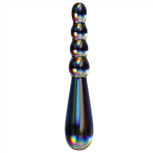 Фалоімітатор LoveToy Twilight Gleam Glass Dildo Rising Ripples: Призначення Вагінальні