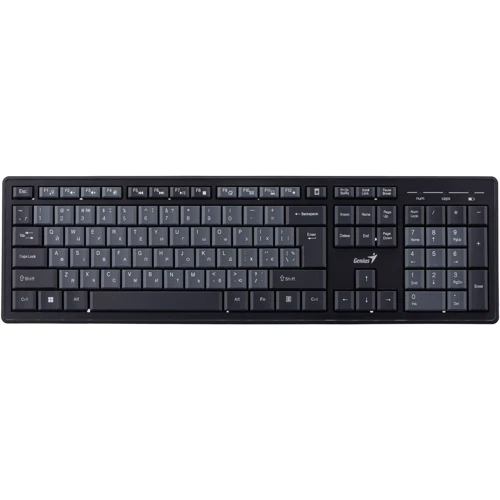 Комплект бездротової Genius KM-8200 EN/UKR Black (31340003428): Призначення Для ПК
