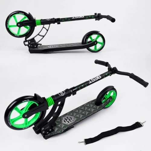 Самокат алюминиевый Best Scooter зеленый (62798): Тип тормоза ножной