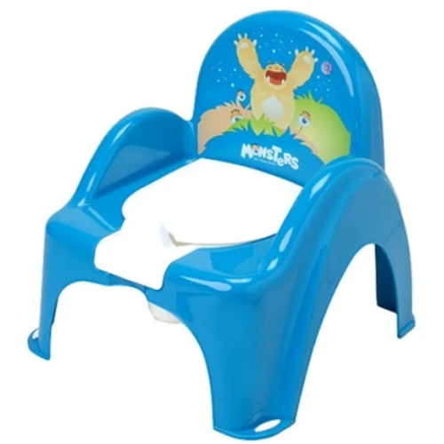 Горшок-стульчик Tega Baby Монстрики музыкальный голубой PO-027-126