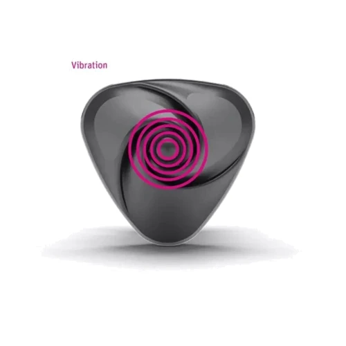 Вибратор с электростимуляцией Mystim Heart's Desire Black Edition