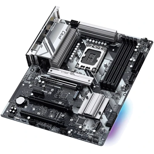 ASROCK B760 PRO RS: Разъемы на задней панели USB 3.2 Gen 2, USB 3.2 Gen 1, USB Type-C, USB 2.0, HDMI, Ethernet RJ-45, DisplayPort