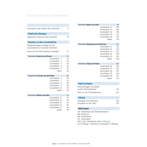 Lagune 1: Lehrerhandbuch: Виробник Hueber