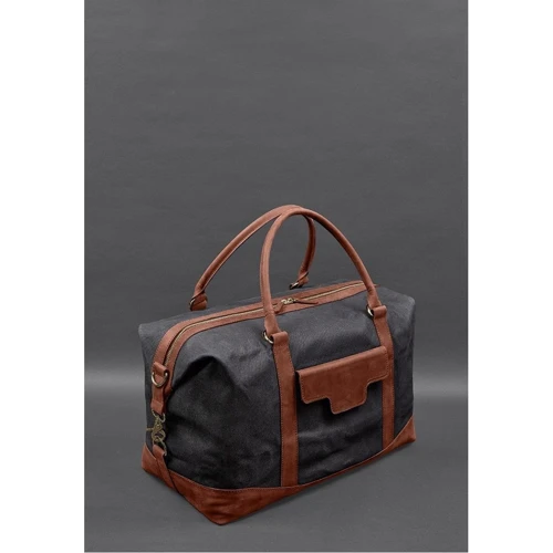 Дорожная сумка BlankNote светло-коричневая (BN-BAG-53-k-kr): Застежка Молния