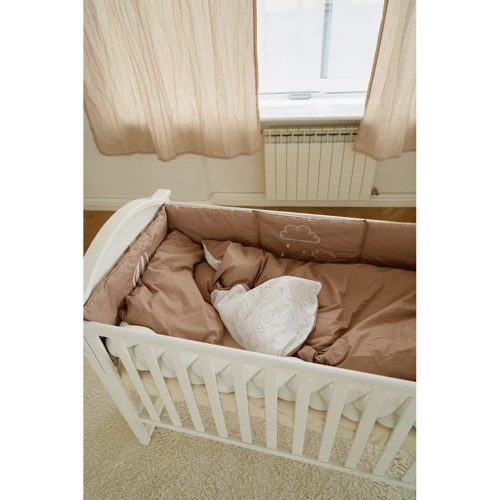 Детская постель Twins Fluffy Puffy mocca темно-бежевый (4076-TFP-201): Размер для кроваток 120x60см