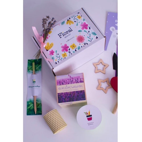 Подарочный набор Экокуб MINI FLORAL