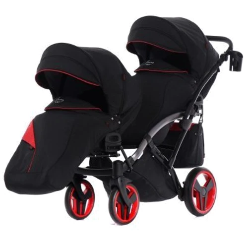 Універсальна коляска для двійні 2 у 1 Junama Diamond S-line Duo Slim 01 фото 10