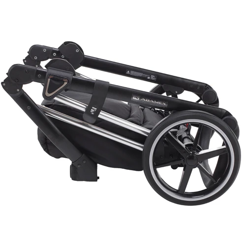 Коляска 2 в 1 Adamex Belissa Special Edidion (Chrome) PS-609 графіт - графіт шкіра (перфорація): Тип коляски Универсальная коляска (2-в-1)