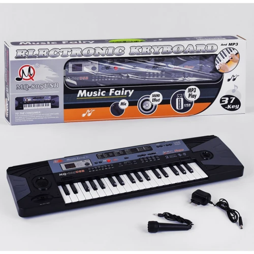 Детский синтезатор-пианино "Music Fairy" MQ 805 микрофон, запись, MP3 (93757): Производитель Musican