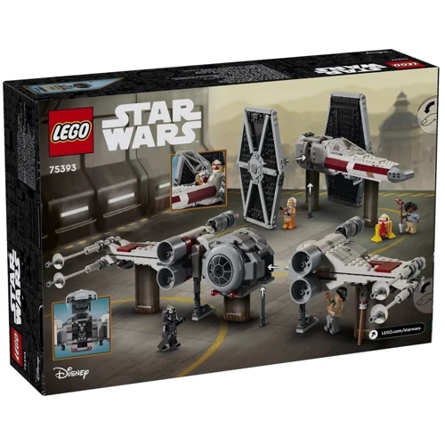 Конструктор LEGO Star Wars Сборный пакет «Истребитель TIE и Корабль X-Wing» 1063 детали (75393) фото 6