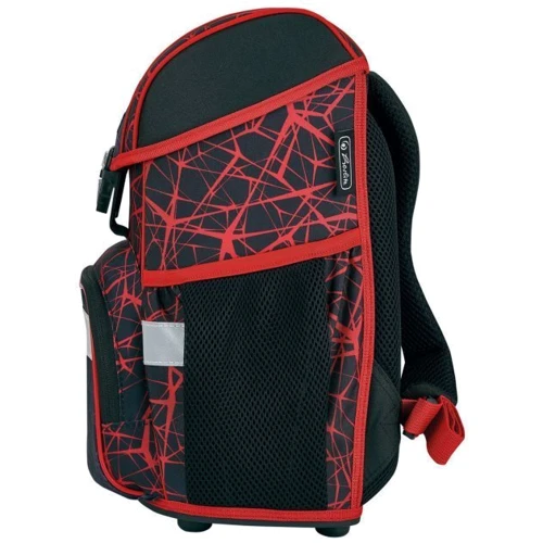 Ранец школьный укомплектованный Herlitz LOOP PLUS Spider Паук (50032518): Спинка Ортопедическая (анатомическая)