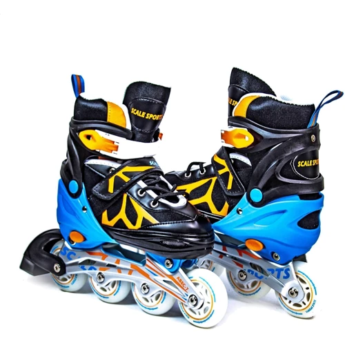 Ролики Scale Sports. Black-orange (размер 38-41) LF 601A-L