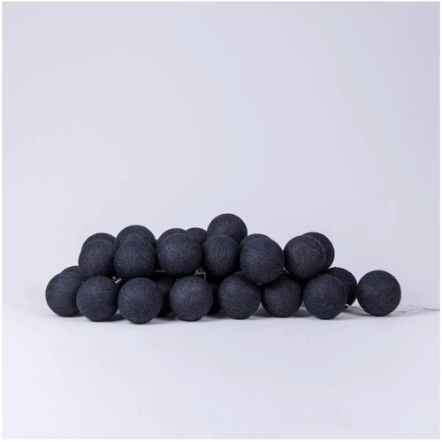 Гирлянда Cotton ball lights на 35 шаров 5,5м, Black: Длина, м 5.5