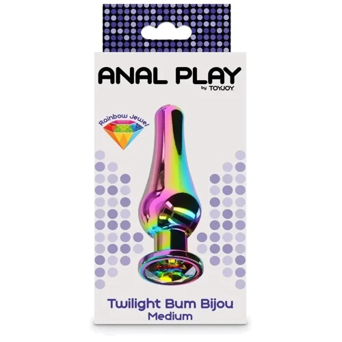 Анальная пробка Toy Joy Medium Twilight Bum Bijou