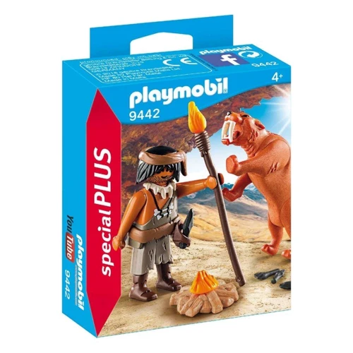 Конструктор Playmobil Печерна людина з шаблезубих тигром 9442