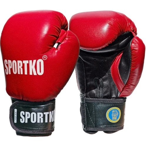 Боксерские перчатки SportKo 14 OZ ФБУ ПК1 натуральная кожа в ассортименте