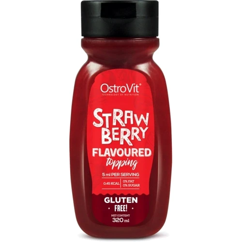 OstroVit Strawberry Flavoured Topping 320 ml