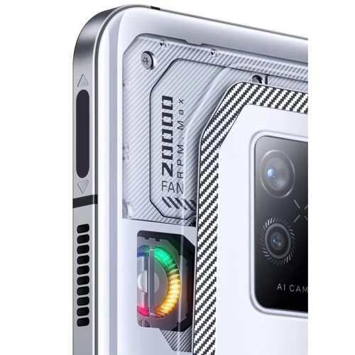 Смартфон ZTE Nubia Red Magic 7S Pro 18/512GB Mercury: Камера Тройная 64 Мп (f/1.8) + 8 Мп ( f/2.0) + 2 Мп (f/2.4) / LED вспышка / автофокус / Фронтальная 16 Мп (f/2.0)