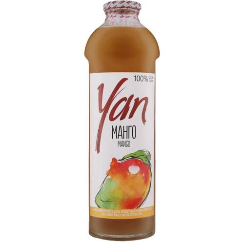 Сік Yan Манго без цукру 930 мл (4850001111498)