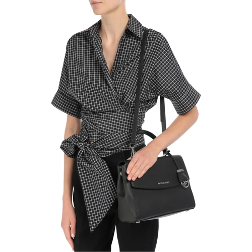 Женская сумка-сэтчел Michael Kors Ava MD Satchel черная (30T5GAVS3LBLACK): Пол Женский