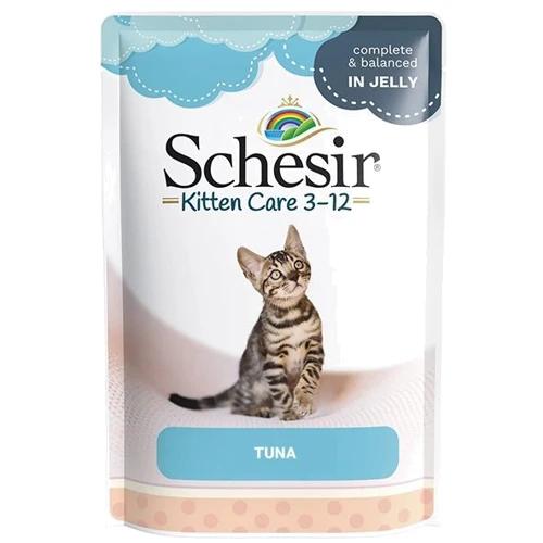 Вологий корм Schesir Tuna Kitten у желе 85 г (56742)
