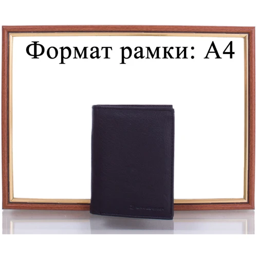 Мужской кошелек DNK Leather черный (DNKN4-CCF-black) фото 7