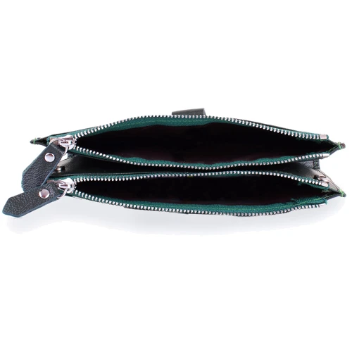 Жіночий гаманець ST Leather Accessories темно-зелений (NST420-green): Країна виробник Україна