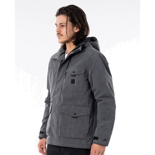 Куртка Rip Curl Anti Series Heatseeker Jk CJKCL9-90 46 серая зимняя с капюшоном: Вид Куртки