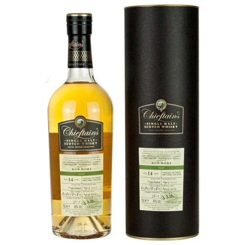 Віскі Chieftain's Bowmore 14 Years Old, 2002 (0,7 л) Tube (BW39771)