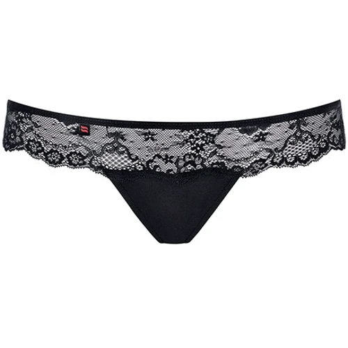 Стринги с кружевом Obsessive Charmea, L/XL